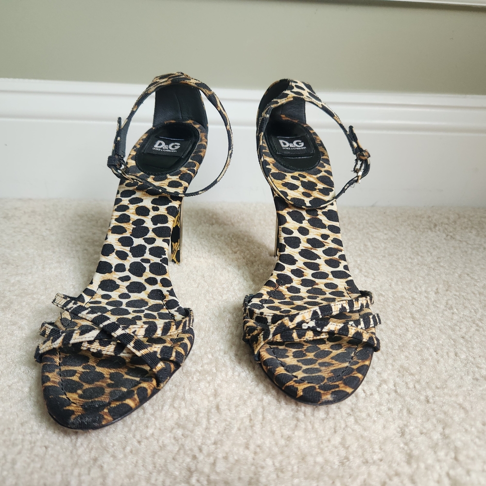 D&G Leopard Print Women's Heels